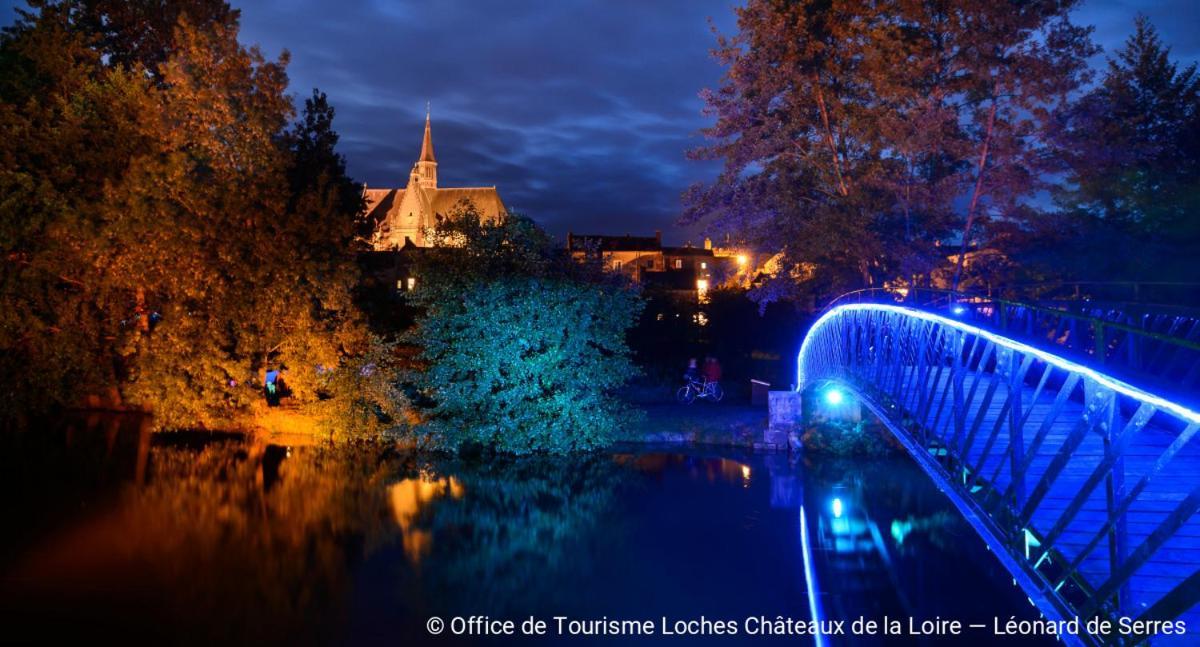Le Perroquet Bleu Hotel La Chapelle-Blanche-Saint-Martin Bagian luar foto