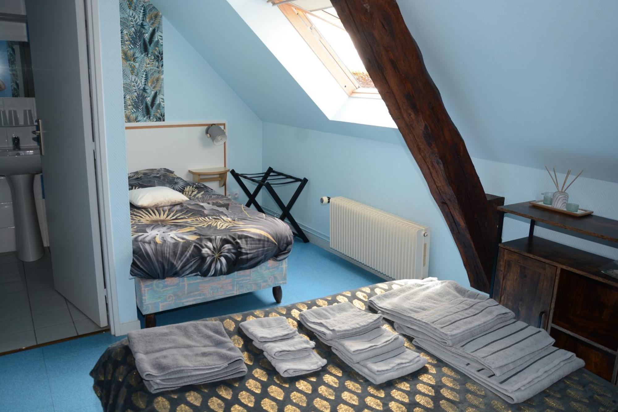 Le Perroquet Bleu Hotel La Chapelle-Blanche-Saint-Martin Bagian luar foto